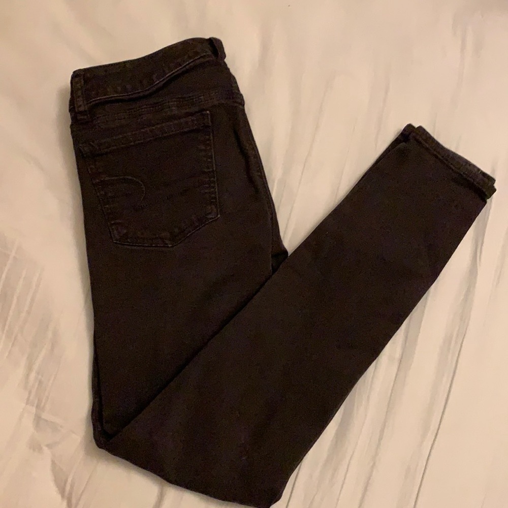 American Eagle black skinny jeans
